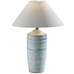 Catalina Table Lamp - Light Blue / Off White