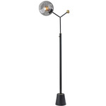 Dusk Floor Lamp - Black / Smoke