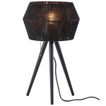Montana Table Lamp - Dark Wood / Rope