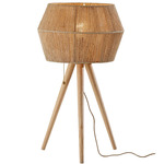 Montana Table Lamp - Natural Wood / Rope