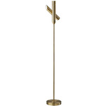 Vega Floor Lamp - Antique Brass