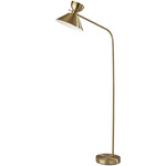 Duke Floor Lamp - Antique Brass