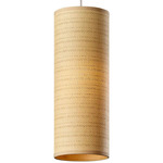 Mendoza Pendant - Antique Brass / Natural Linen
