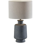 Skylar Table Lamp - Black / Taupe