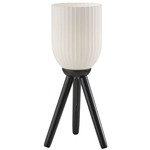 Kinsley Table Lamp - Black / Frosted
