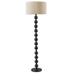 Orchard Floor Lamp - Black / Cream
