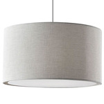 Harvest Pendant - White / White Linen