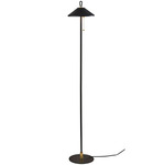 Kaden Floor Lamp - Black / Antique Brass