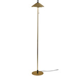 Kaden Floor Lamp - Antique Brass / Black