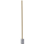 Felix Floor Lamp - Antique Brass/ White / White