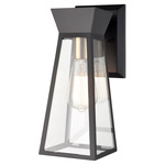 Lucian Wall Sconce - Black / Brass / Clear
