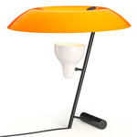 Model 548 Table Lamp - Orange / Dark Burnished Brass