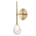 Soap Mini Wall Sconce - Brushed Gold / Frosted