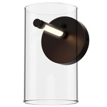 Polo Wall Light - Black / Clear