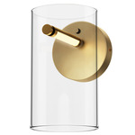 Polo Wall Light - Gold / Clear