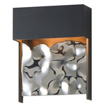 Coulee Outdoor Wall Light - Black / Stainless Steel