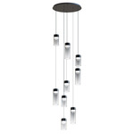 Highball Multi Light Pendant - Gunmetal / Smoke