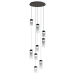 Highball Multi Light Pendant - Gunmetal / Smoke