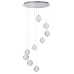 Rhythm Multi Light Pendant - Polished Chrome / Clear