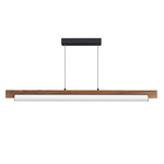 Joist Linear Pendant - Black / Walnut / White