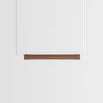 Bennington Up / Down Linear Pendant - Walnut / White
