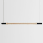 Bennington Up / Down Linear Pendant - Natural Oak / Black
