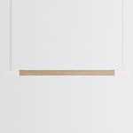 Bennington Up / Down Linear Pendant - Natural Oak / White