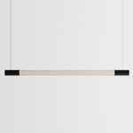 Bennington Up / Down Linear Pendant - White Oak / Black
