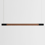 Bennington Up / Down Linear Pendant - Walnut / Black