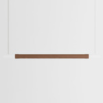 Bennington Up / Down Linear Pendant - Walnut / White
