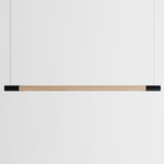 Bennington Up / Down Linear Pendant - Natural Oak / Black