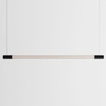 Bennington Up / Down Linear Pendant - White Oak / Black