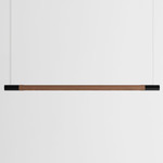 Bennington Up / Down Linear Pendant - Walnut / Black