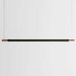 Bennington Up / Down Linear Pendant - Black Oak / Brushed Copper