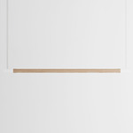 Bennington Up / Down Linear Pendant - Natural Oak / White