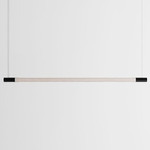 Bennington Up / Down Linear Pendant - White Oak / Black