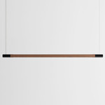 Bennington Up / Down Linear Pendant - Walnut / Black
