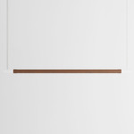 Bennington Up / Down Linear Pendant - Walnut / White