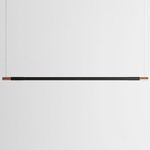 Bennington Up / Down Linear Pendant - Black Oak / Brushed Copper