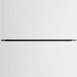 Bennington Up / Down Linear Pendant - Black Oak / Brushed Stainless