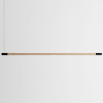 Bennington Up / Down Linear Pendant - Natural Oak / Black