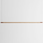 Bennington Up / Down Linear Pendant - Natural Oak / Brushed Copper