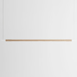 Bennington Up / Down Linear Pendant - Natural Oak / White