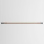 Bennington Up / Down Linear Pendant - Walnut / Black