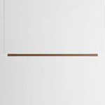 Bennington Up / Down Linear Pendant - Walnut / White