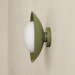Arundel Mushroom Outdoor Surface Mount - Reed Green Canopy / Reed Green Shade