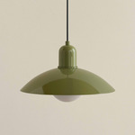 Arundel Orb Outdoor Pendant - Reed Green / Reed Green Shade