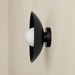 Arundel Orb Outdoor Surface Mount - Black Canopy / Black Shade