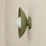 Arundel Orb Outdoor Surface Mount - Reed Green Canopy / Reed Green Shade