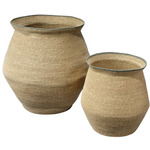 Cobra Baskets, Set of 2 - Seagrass